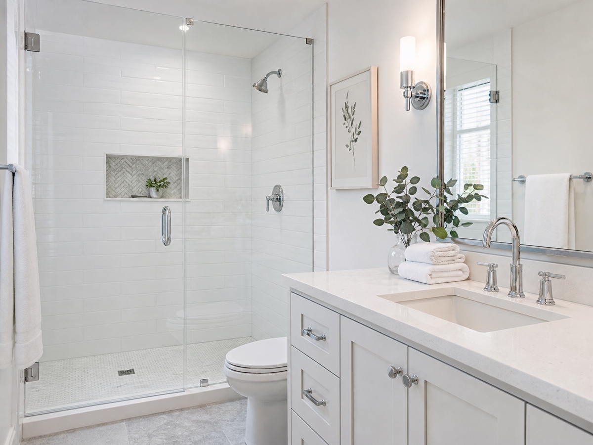 Bathroom deep clean by Silver Spoon Cleaning